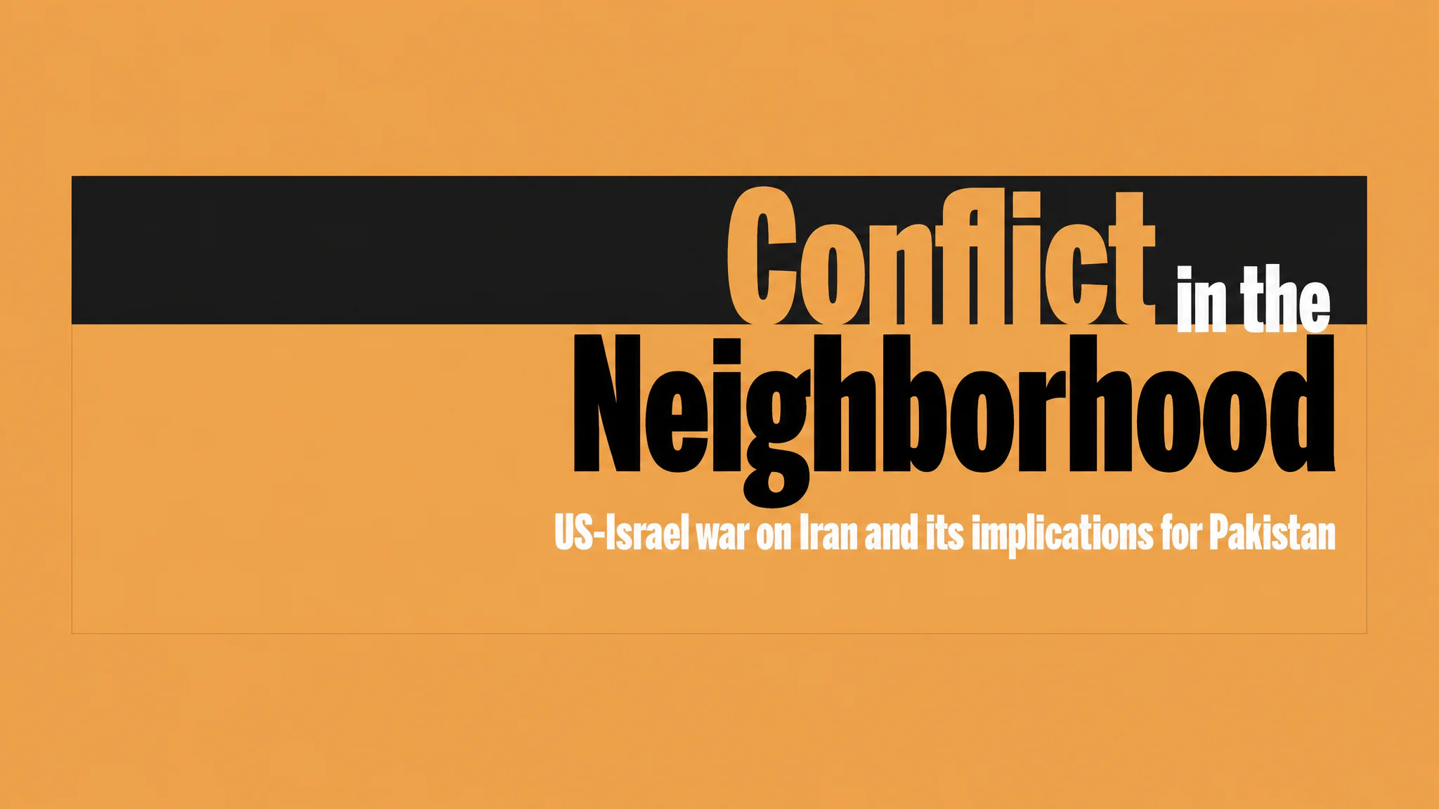 Conflict in the Neighborhood