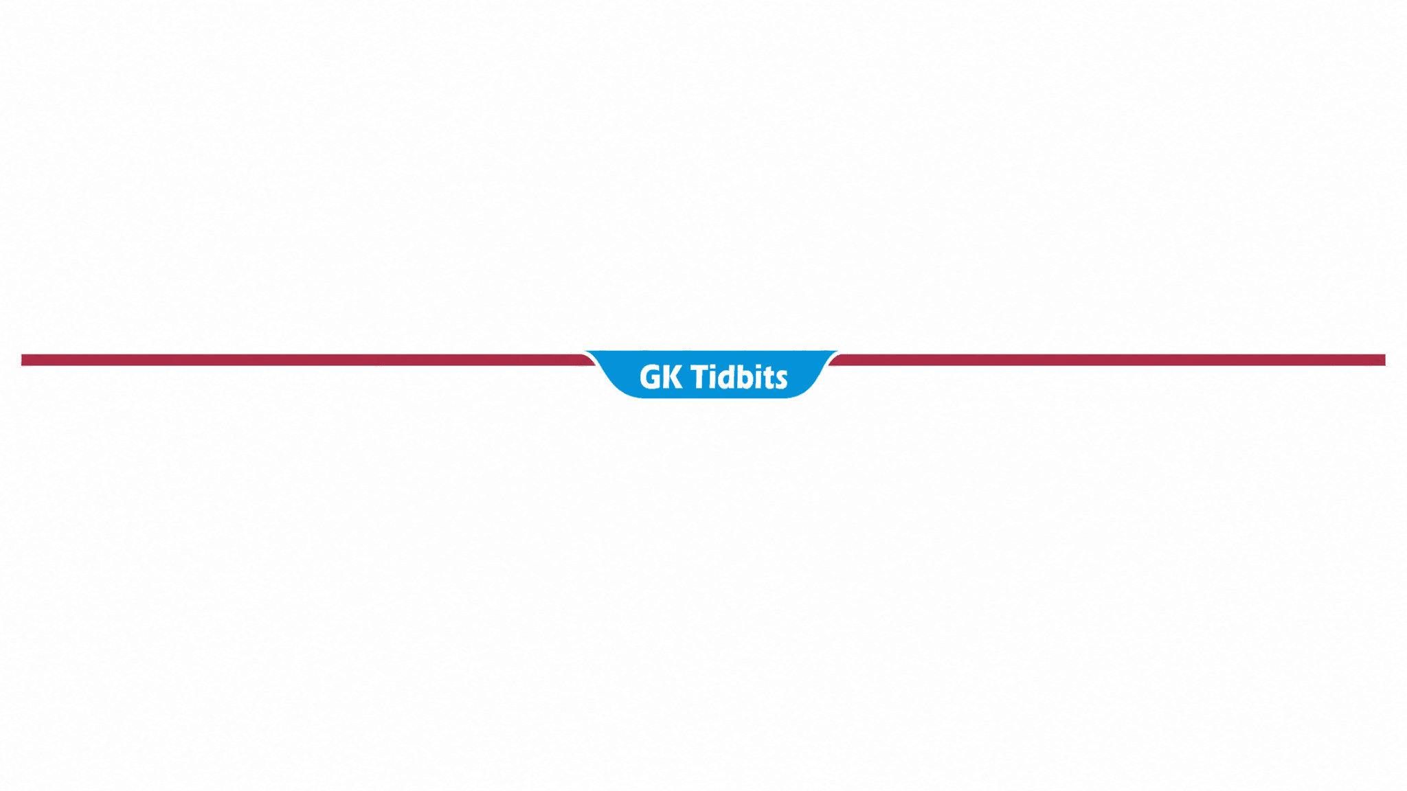 GK Tidbits