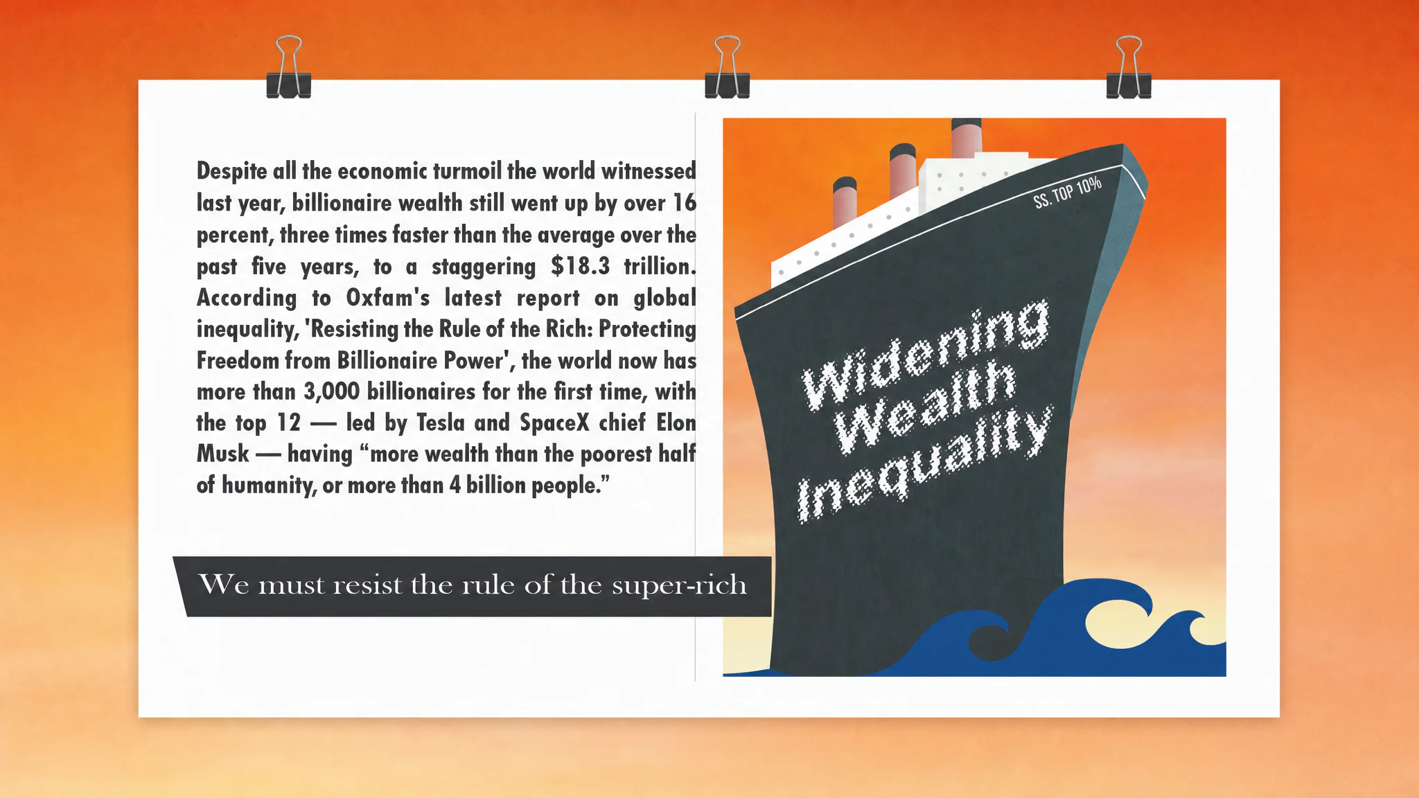 Widening Wealth Inequality