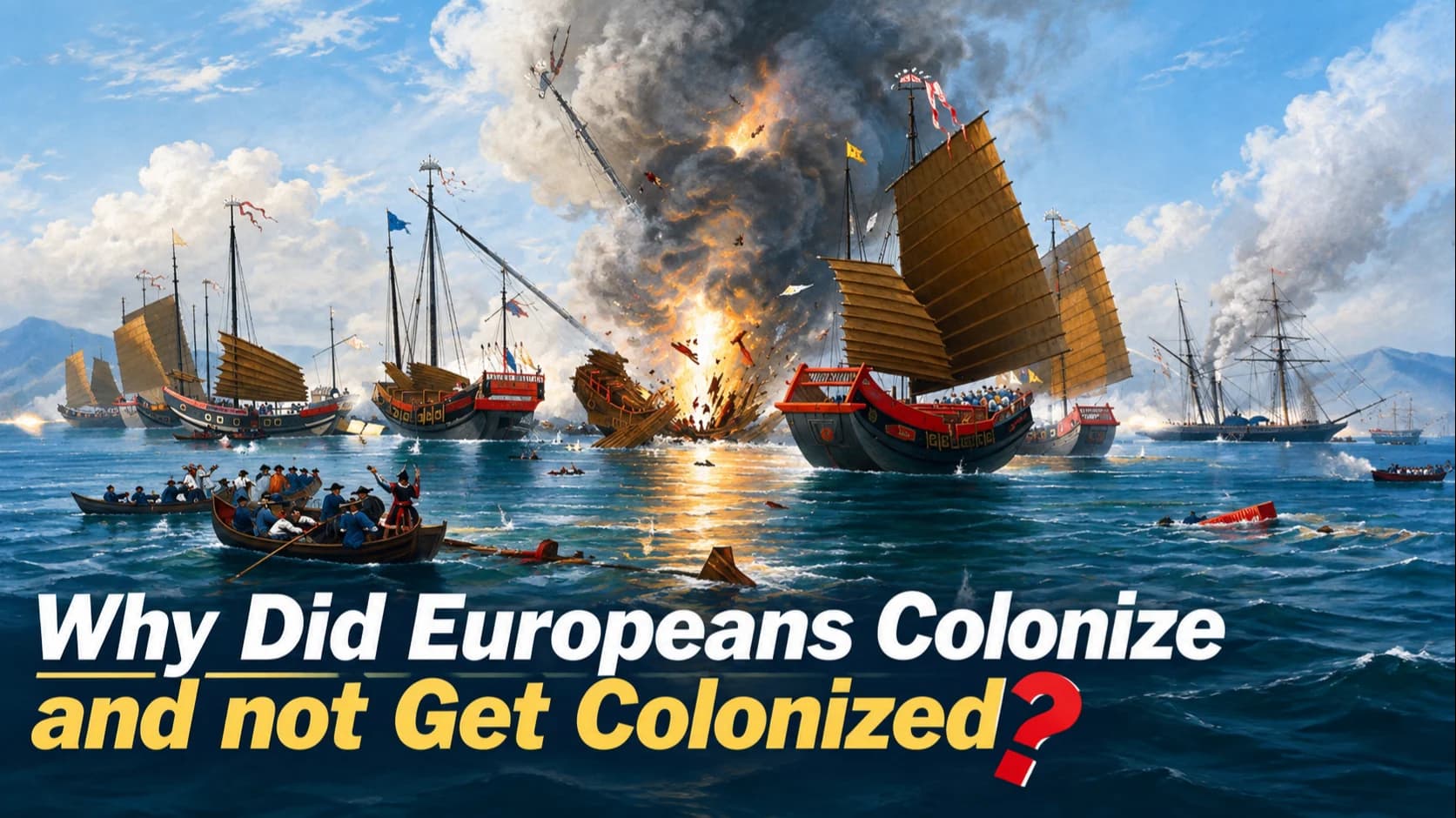 Why Did Europeans Colonize and not Get Colonized ?