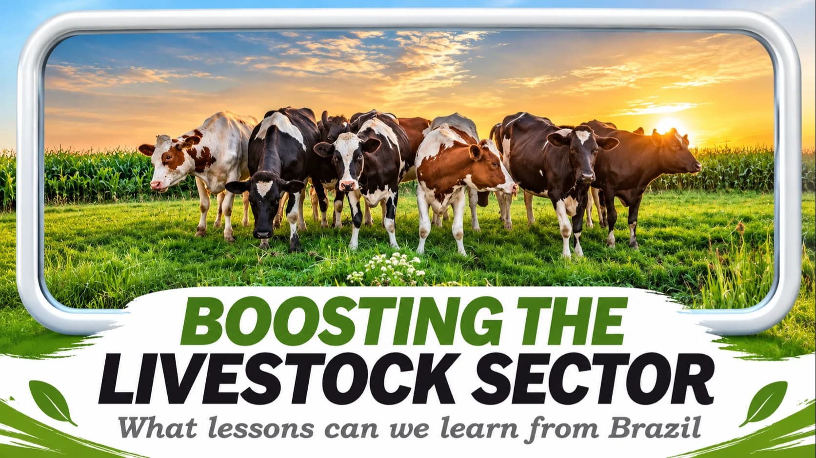 Boosting the Livestock Sector