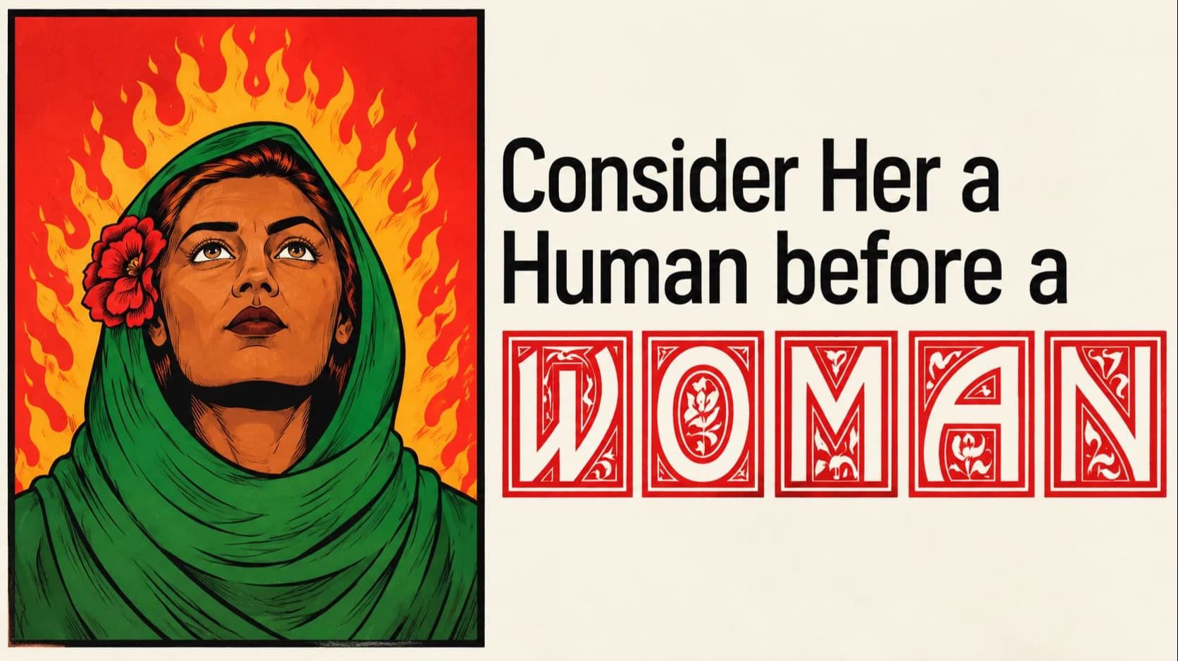 Consider Her a Human before a Woman