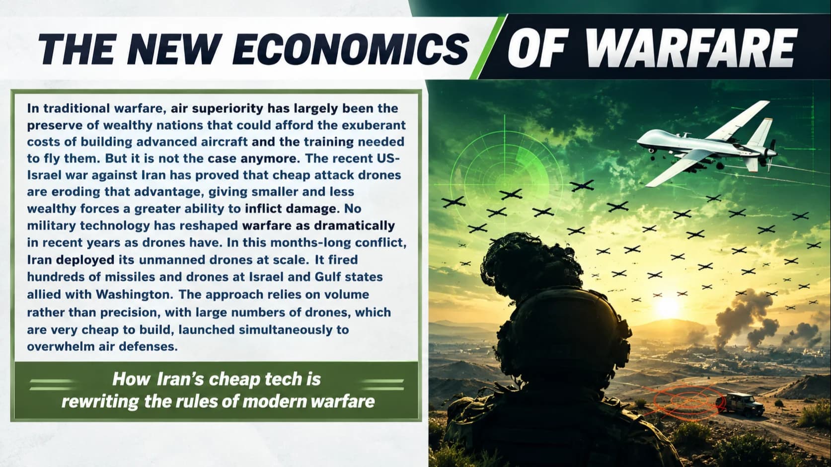 The New Economics of Warfare