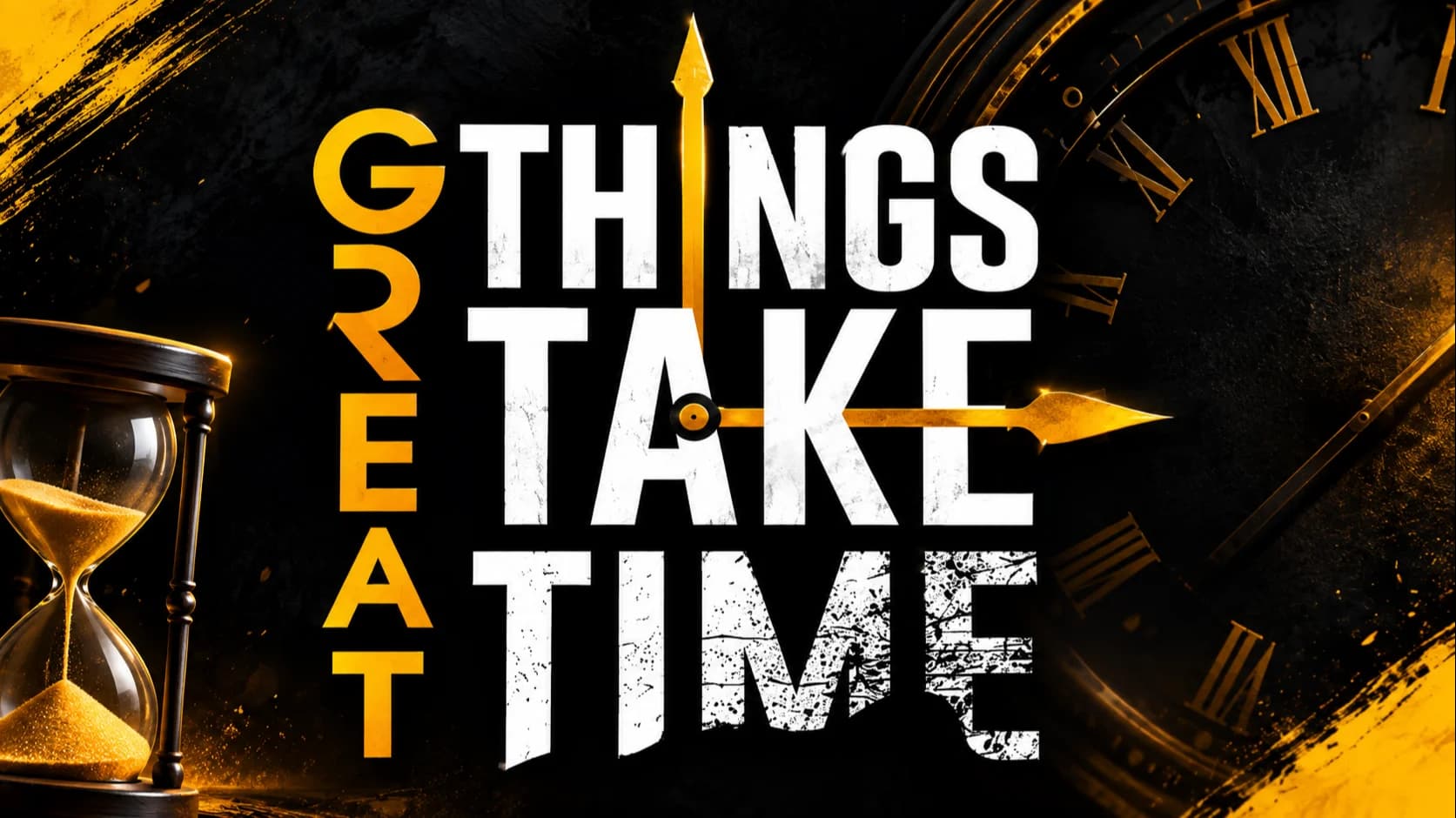 Great Things Take Time
