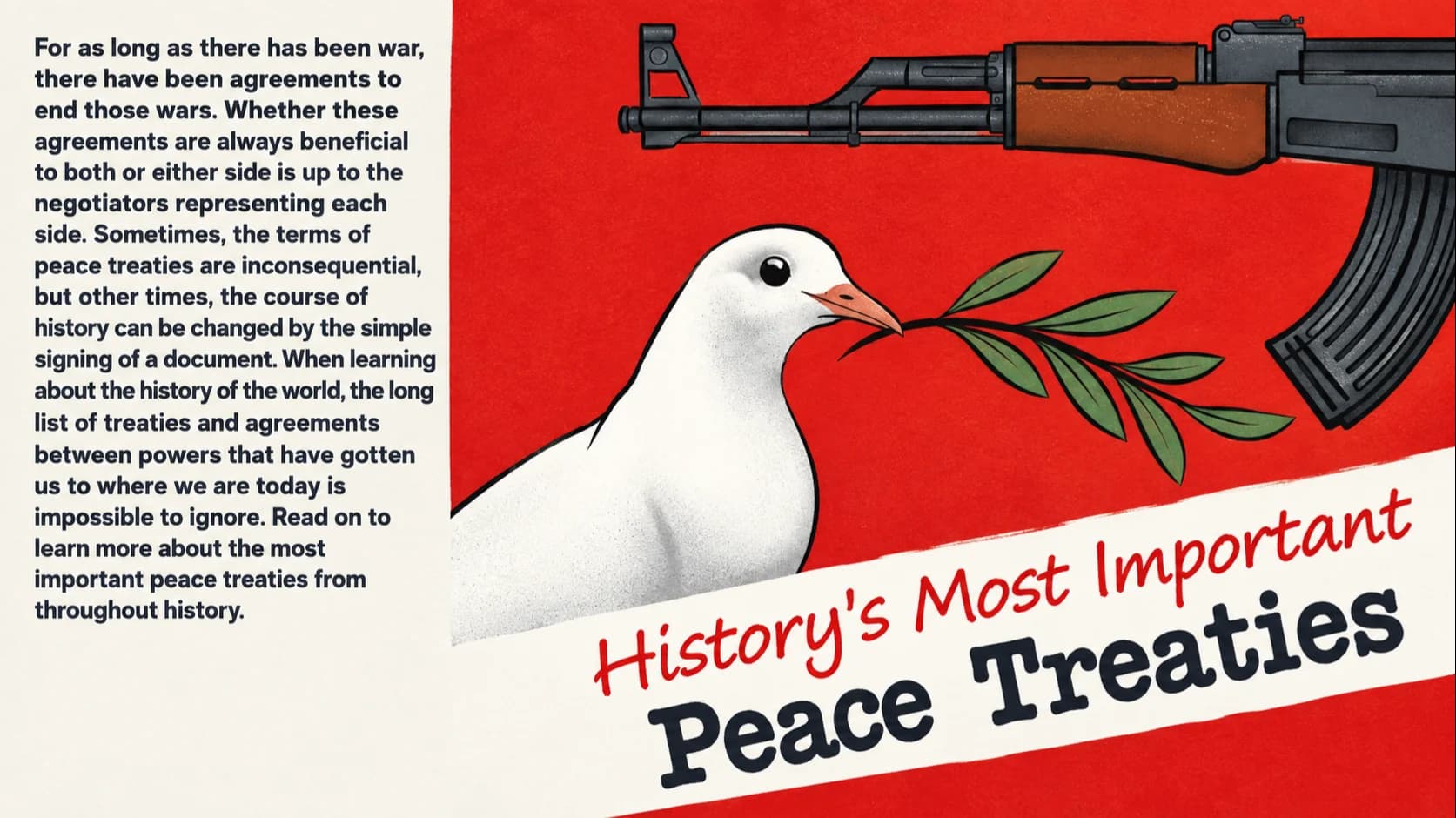 History's Most Important Peace Treaties