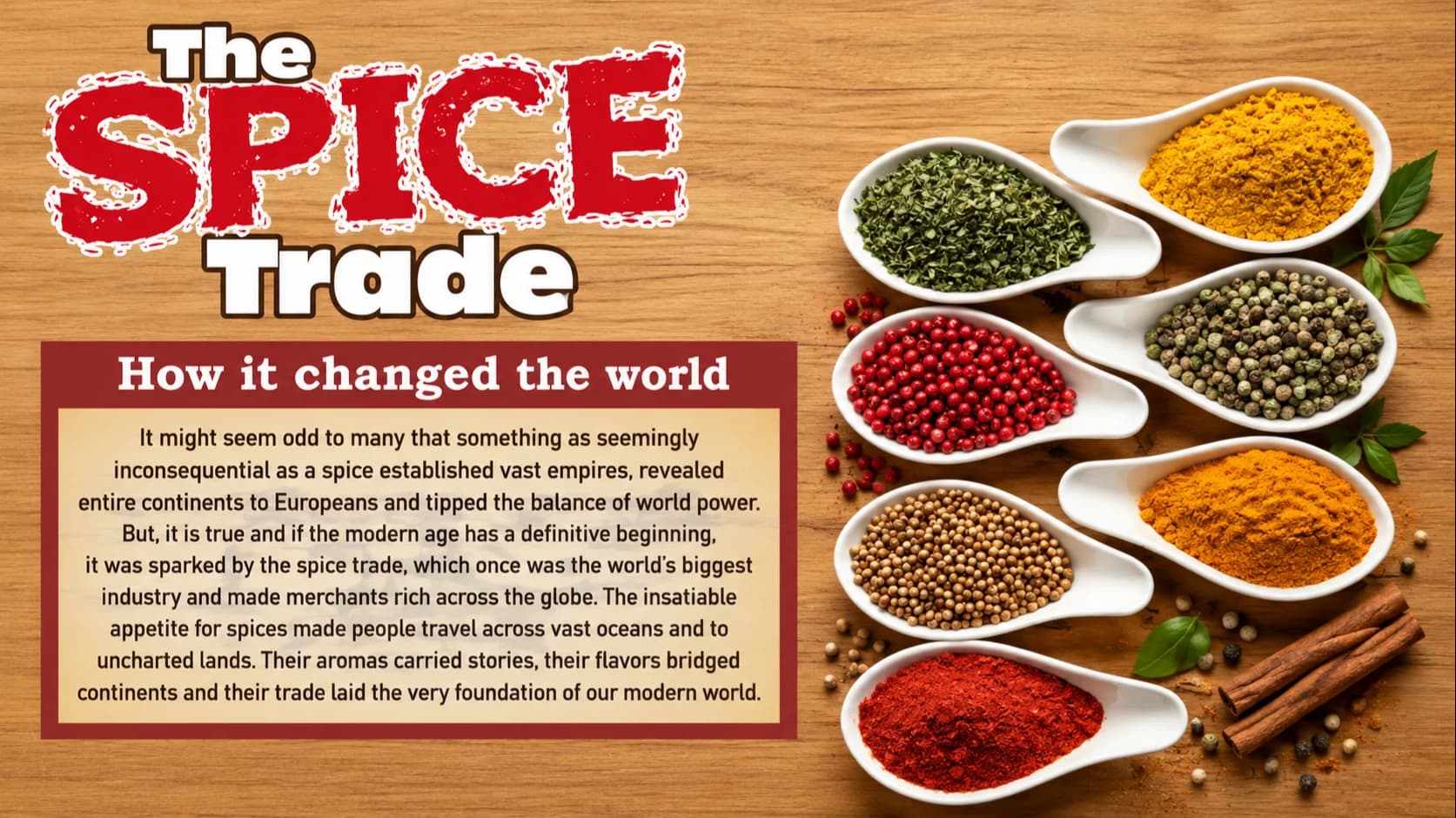 The Spice Trade