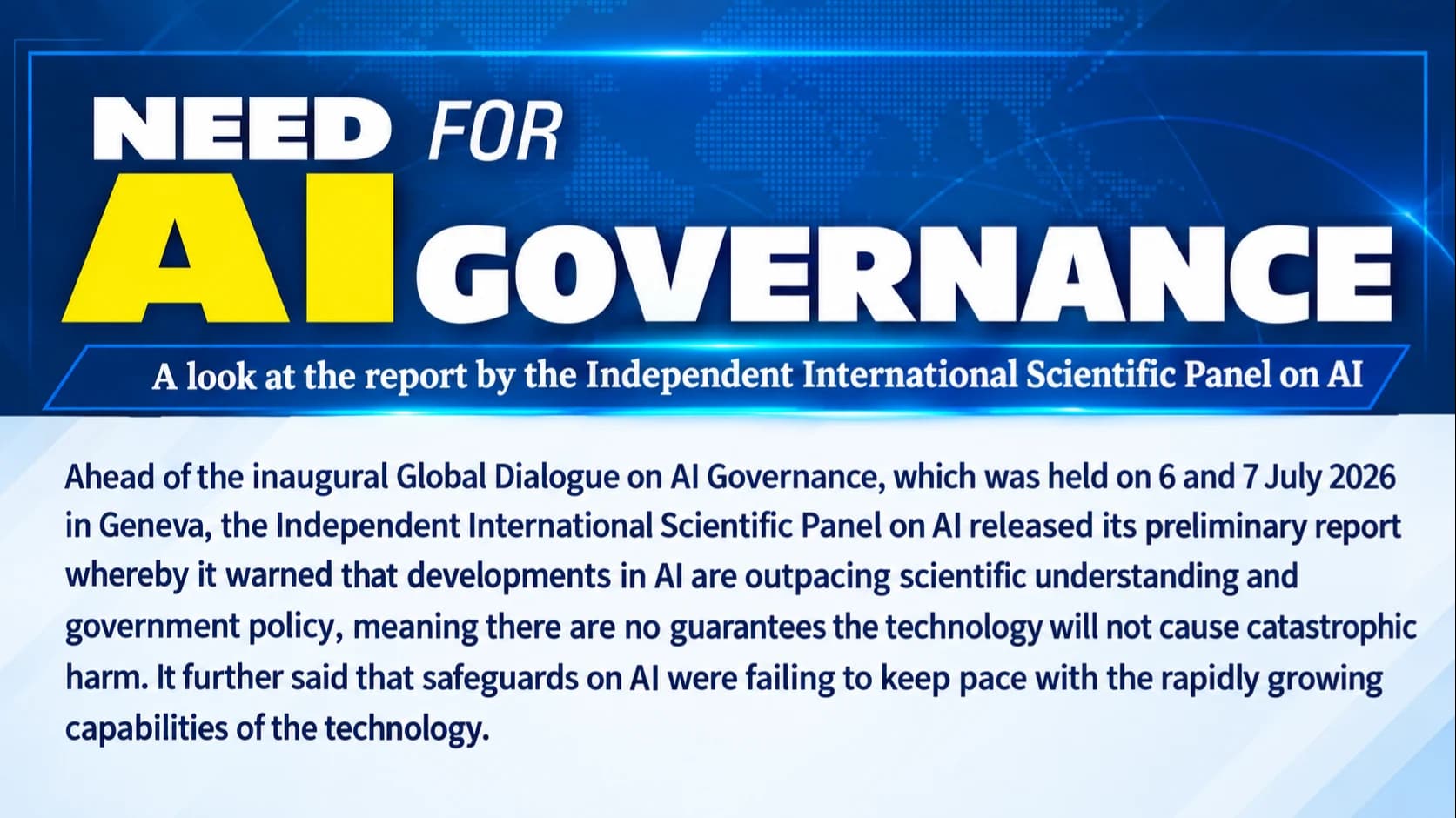 Need for AI Governance