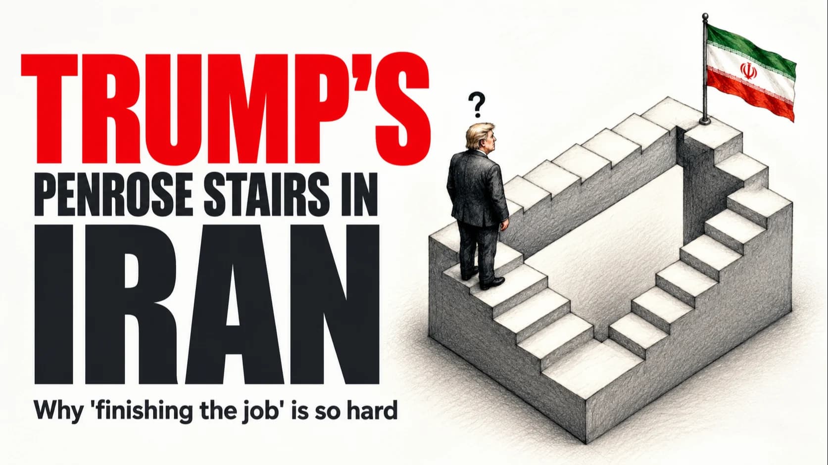 Trump's Penrose stairs in Iran