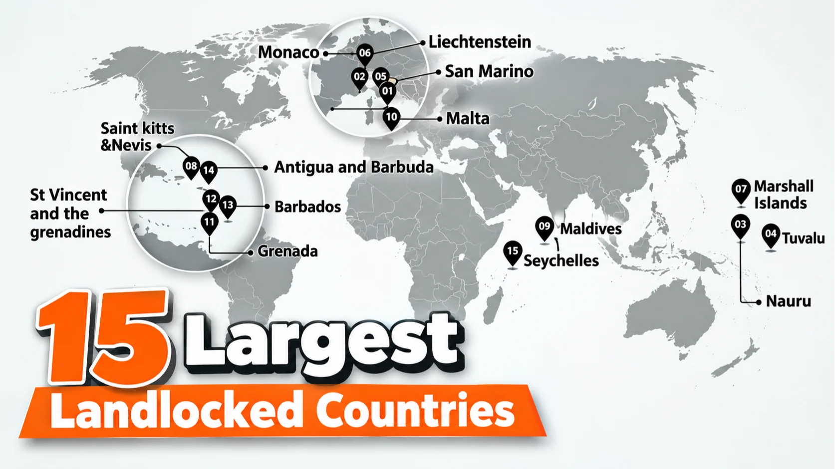 15 Largest Landlocked Countries