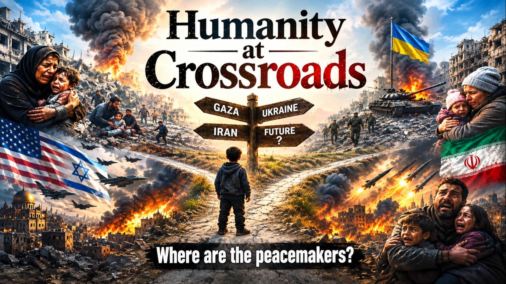 Humanity at Crossroads - Where are the Peacemakers ?
