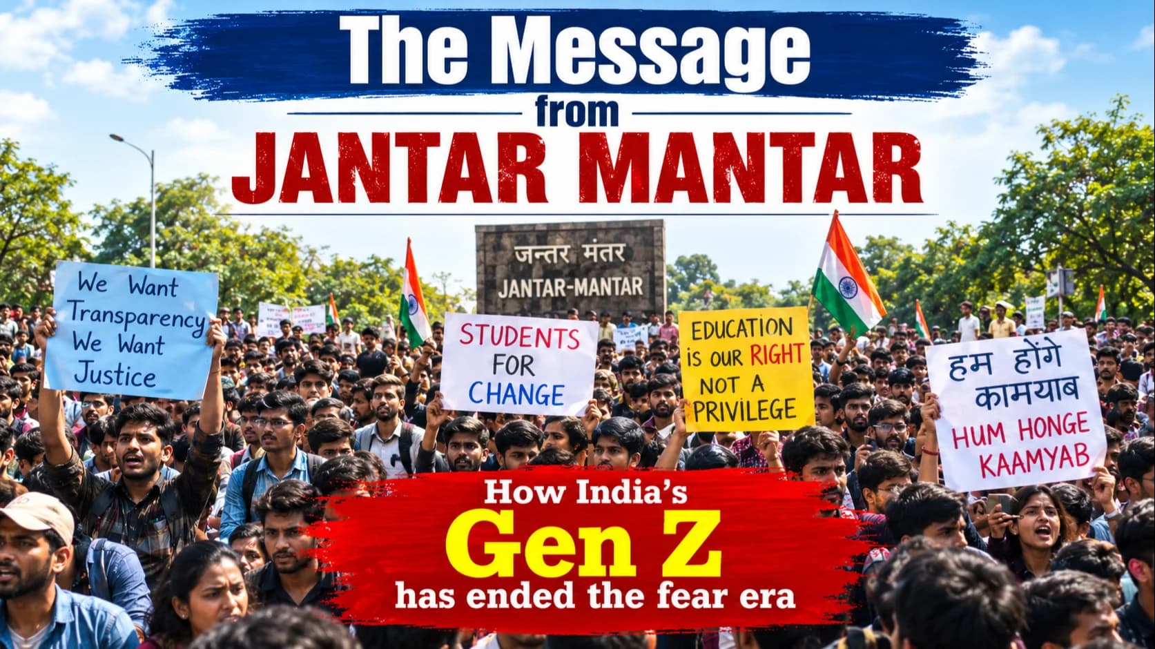 The Message from Jantar Mantar