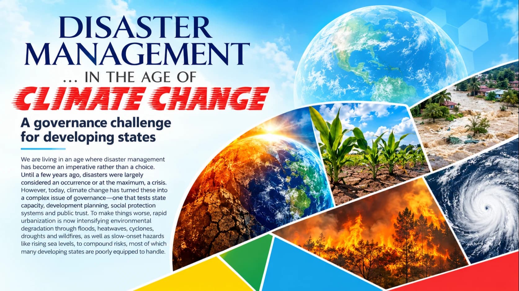 Disaster Management in the age of Climate Change