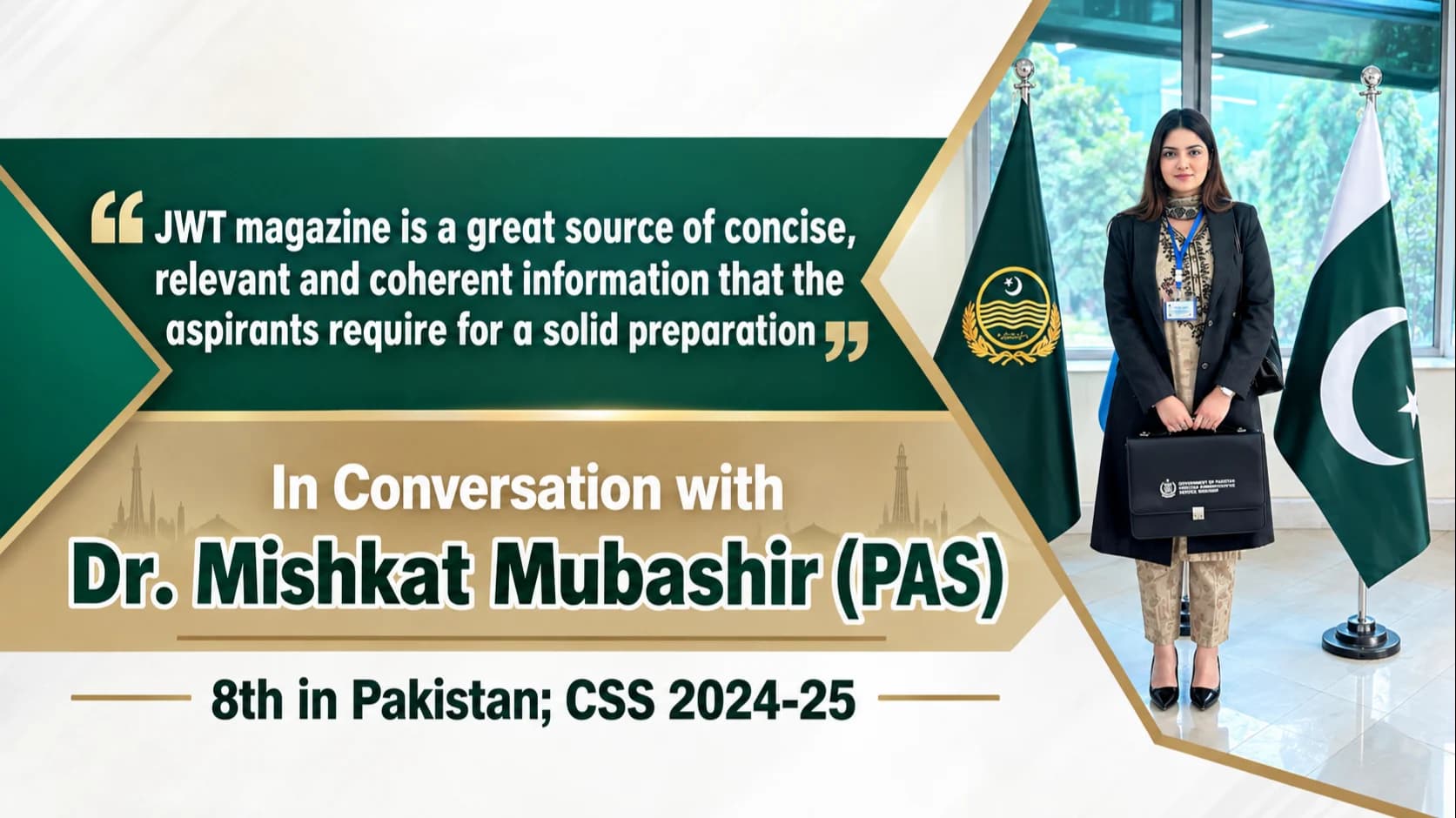 In Conversation with Dr. Mishkat Mubashir (PAS) 8th in Pakistan; CSS 2024-25