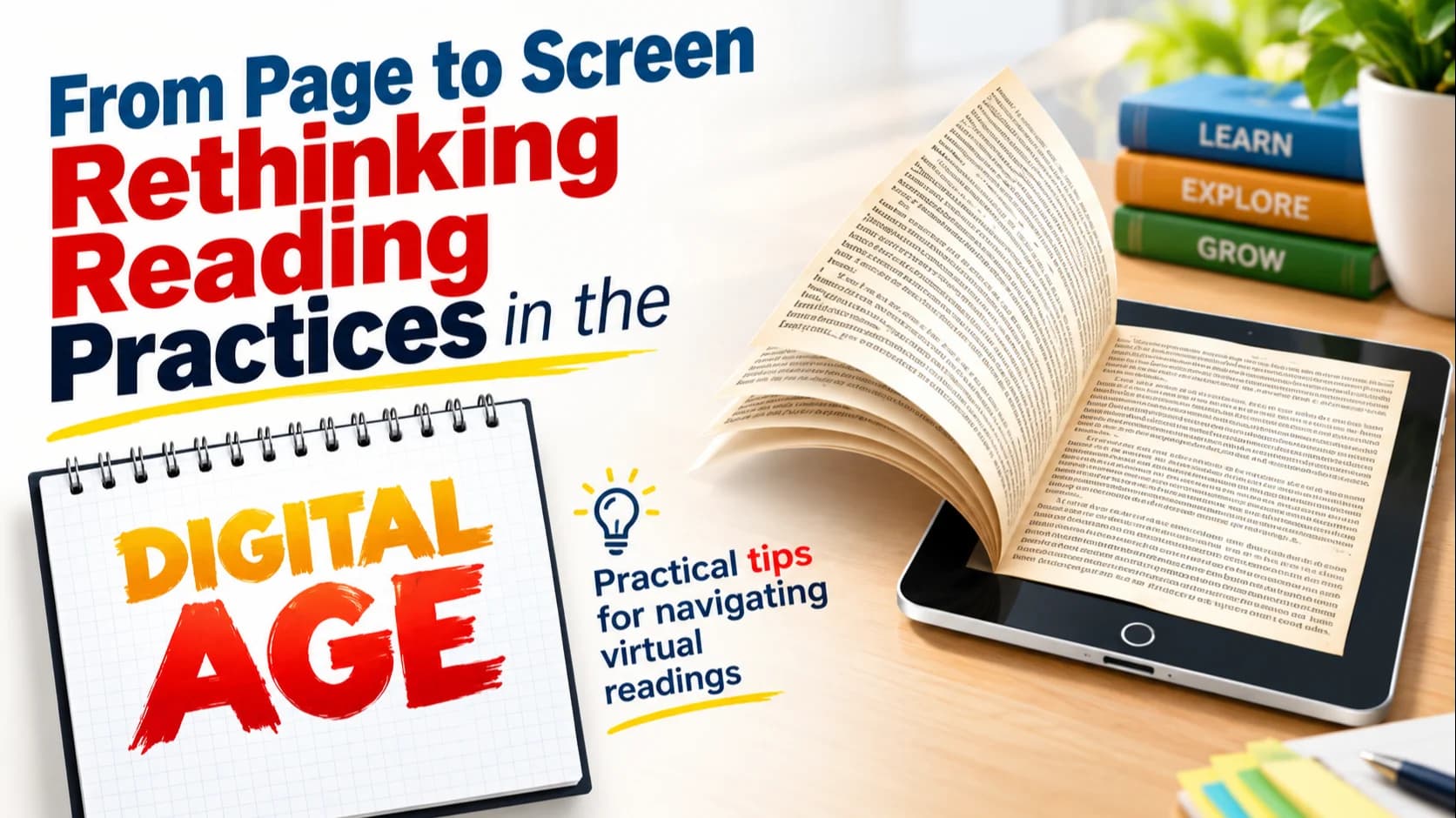 From Page to Screen Rethinking Reading Practices in the Digital AGE