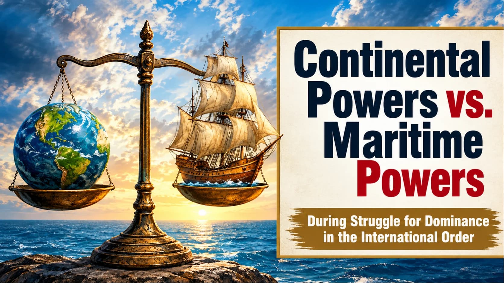 Continental Powers vs. Maritime Powers