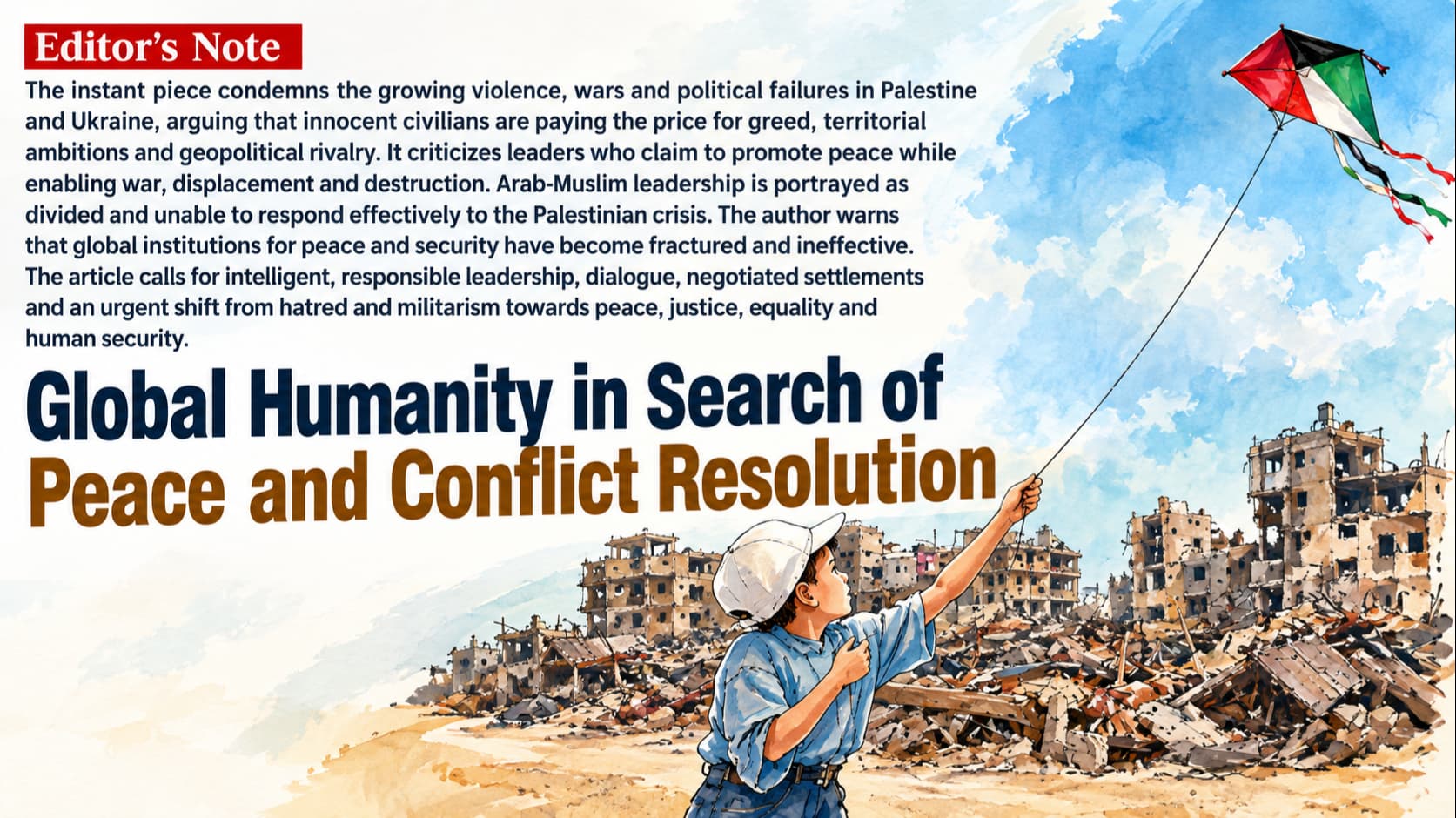 Global Humanity in Search of Peace and Conflict Resolution