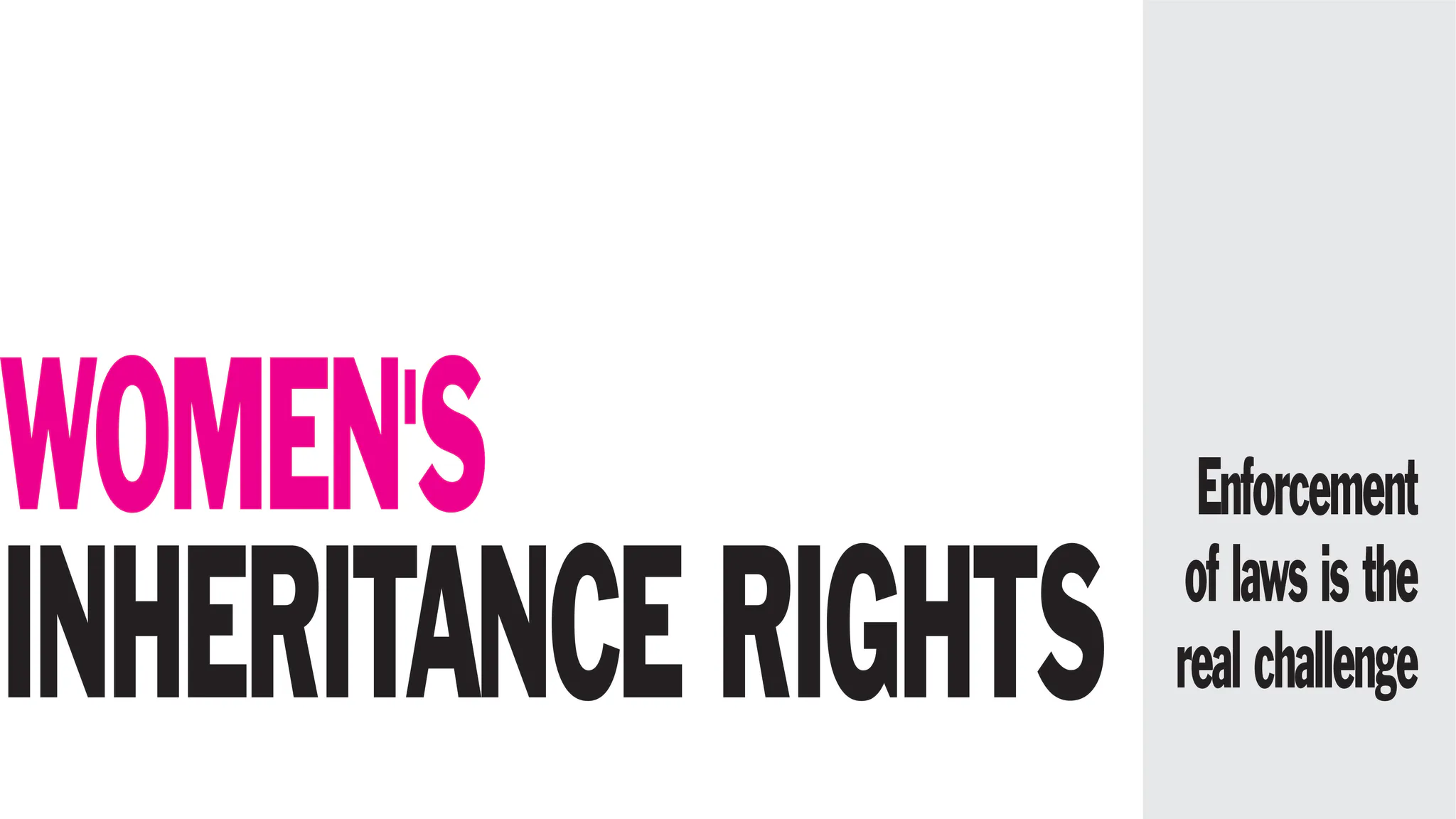 Women's Inheritance Rights